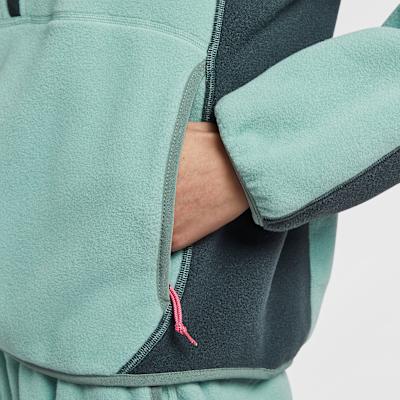 Nike ACG Sweatshirts Women's Teal Stand Collar Moderate Regular