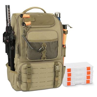 In-Stock Outdoor Fishing Backpack: Foldable, Multi-Functional, Large Capacity