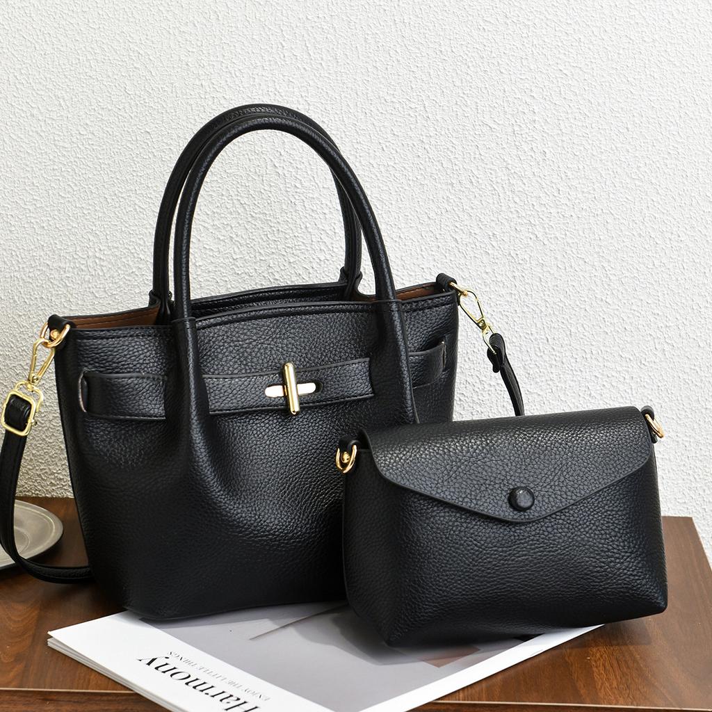 Niche Portable Tote Bag 2025 New Internet Celebrity Shoulder Underarm Bag Women's Versatile Two-piece Set Women's Bag Trend