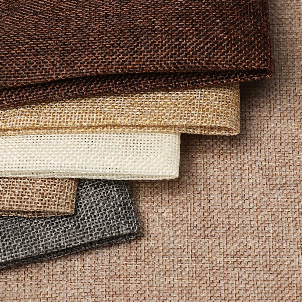 New 1Pc Solid Color Photography Background Cloth Retro Linen Texture Background Cloth Photography Background Decoration Props