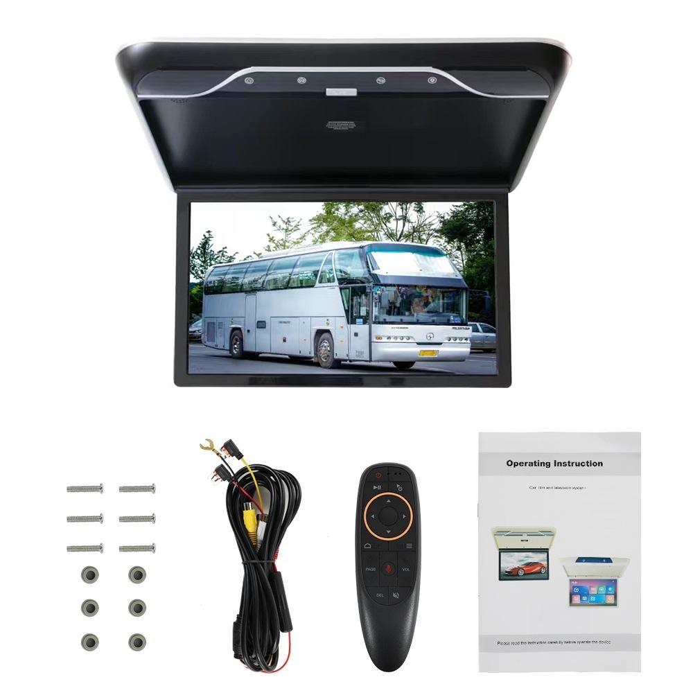 19-дюймовый автомобильный HDTV Android-потолочный дисплей Потолочная задняя развлекательная система RAM+ROM:2G+32G чёрный