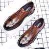 New Luxury Men Oxford Shoes Men Dress Shoes High Quality Pointed Toe Lace Up Wedding Office Formal Genuine Leather Shoes British