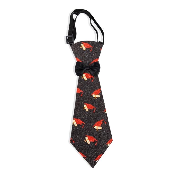 Kids Fashionable Star Striped Pretied Necktie for Graduation Ceremonies Parties