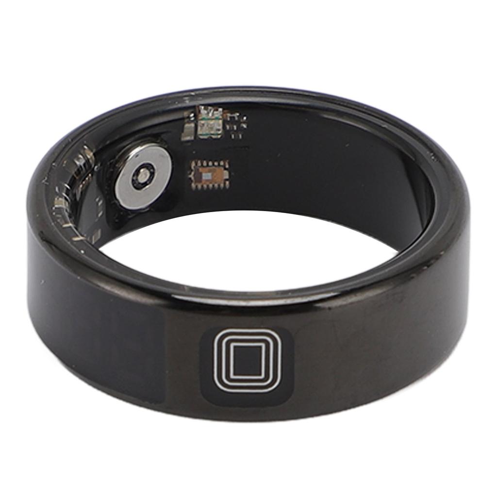 Smart Ring with Display Touch Screen IP68 Water Resistant Stainless Steel Multiple Sports Modes Fitn