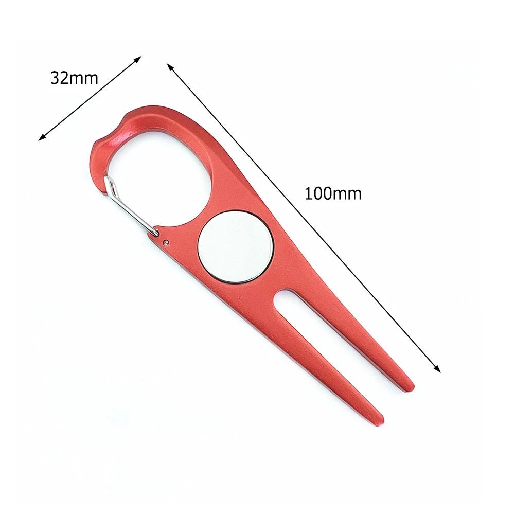 Golf Green Fork Training Aid Outdoor Golf Divot Repair Tool Zinc Alloy Golf Pitchforks Golf Divot Repair Tool Golf Sports Access