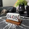 Time Flow Ring: Creative Smart Desk Clock with Automatic Time Correction and Multifunctional Alarm