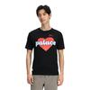 Palace X Evisu Heart T-Shirt 'Black' Men's P24EVES005