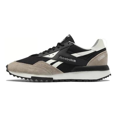 Lx2200 Leather Comfortable Versatile Low Top Lifestyle Casual Shoes Unisex Black Gray GY1534