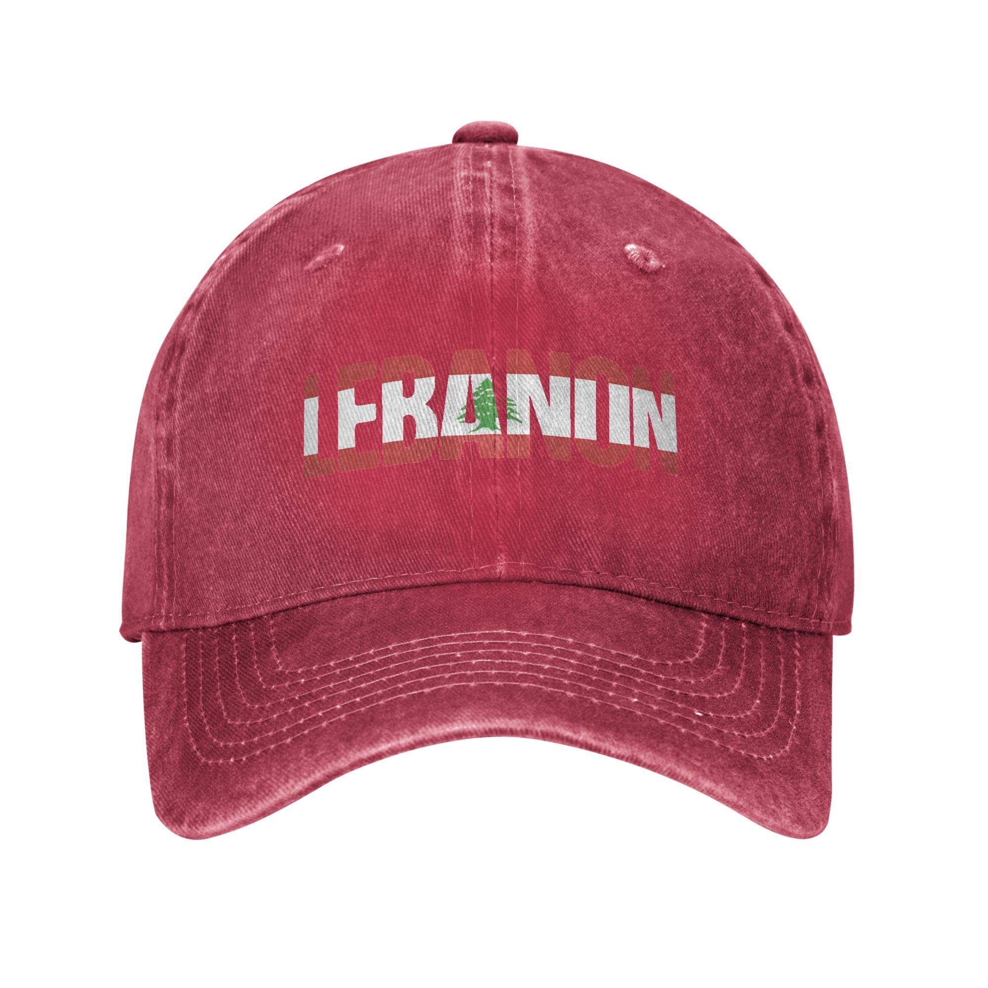 

Flag Of Lebanon Lebanese Sun Baseball Cap WoUnisex Unisex Custom Logo Trucker Hat Summer Vintage Outdoor Sport SunProof Snapback Cap One Size