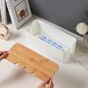 1pc Power Strip Storage Box Desktop Charger Cable Dispenser Case With Holes Wire Management Safe Dust Socket Cable Storage Box
