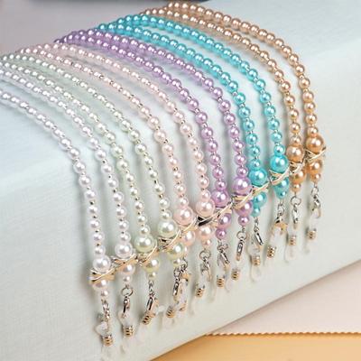 1PC Imitation Perle Maske Kette Gläser Riemen Hängenden Seil Lanyard Halter Brillen Zubehör