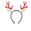 Cute Christmas Headband Flocked Antler Xmas Hairband Creative Deer Ear Headband  Woman