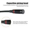 6.35mm Connector Desktop Wired Microphone Cardioid Pattern Podcast Condenser Mic  For Lecture