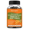 Supliment alimentar cu ulei organic de cătină, cu Omega-7, 120 de capsule moi per sticlă