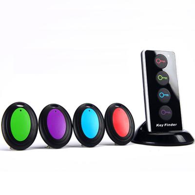 Key Detector with LED Illumination, Wireless Radio Frequency Locator, 1 Transmitter with 4 Receivers