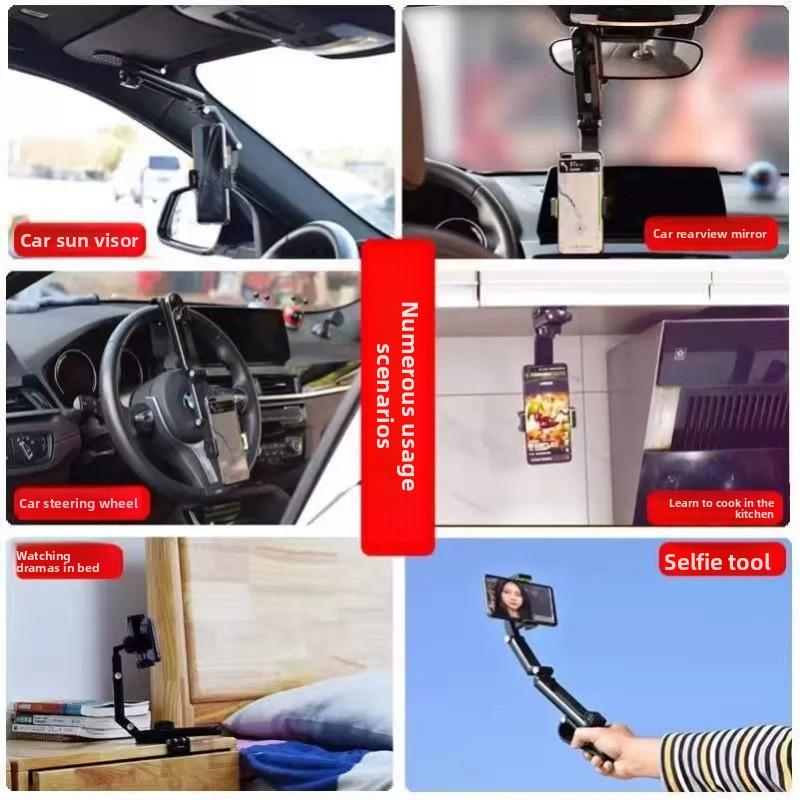 Soporte para teléfono móvil para coche clip de parasol soporte de navegación multifuncional