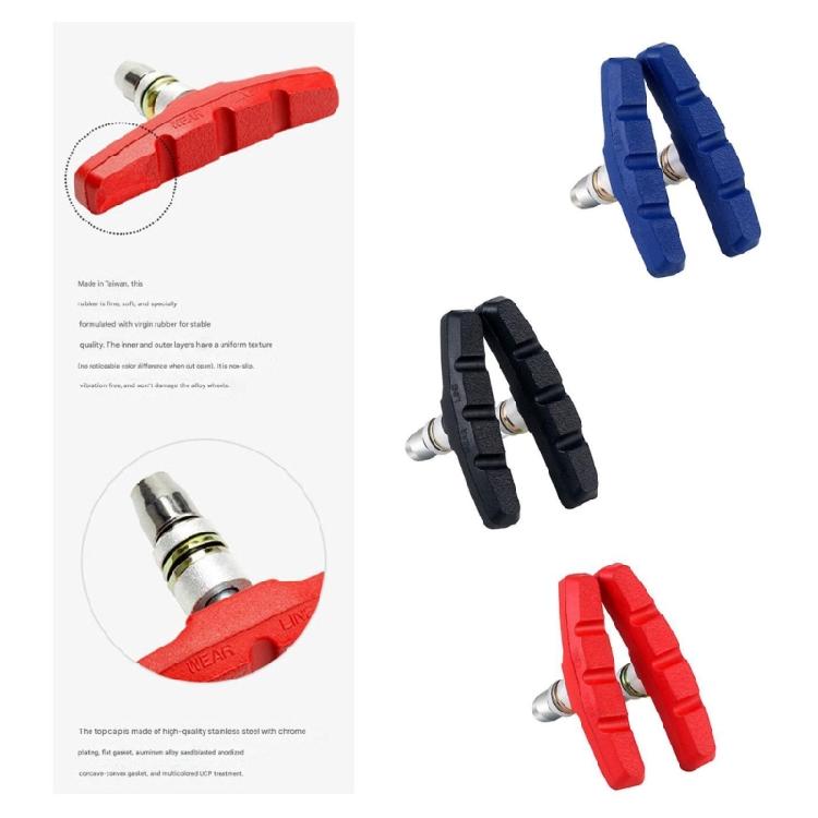 Advanced Cycling Brake Pad with Cooling Vent Various Terrain Durability Smooth Stopping Power