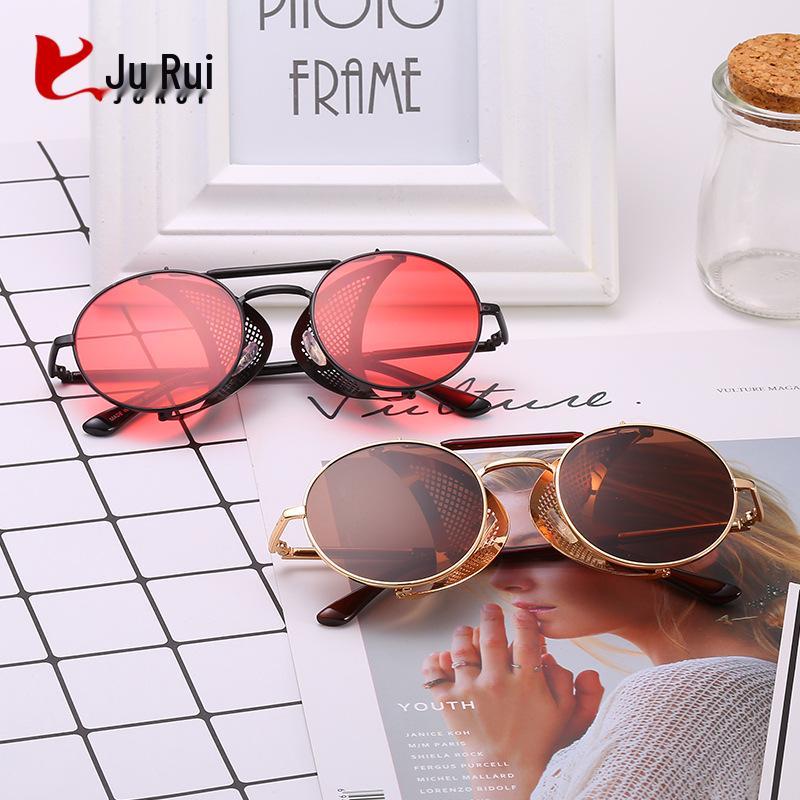 Retro Steampunk Reflective Windproof Sunglasses