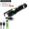 High Power Led Flashlights Zoomable Camping Torch With T6 LED Lamp Beads Waterproof 4 Lighting Modes Multi Function USB Charger