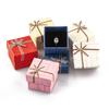 High Quality 5 Candy Colors Choice Jewelry Boxes Wholesale Rings Packaging Container Case for Lovers Wedding Birthday Gift