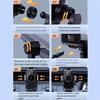 Smart Induction Wireless Charger Car Cell Phone Holder Solar Fast Charging Air Vent Navigation Stand