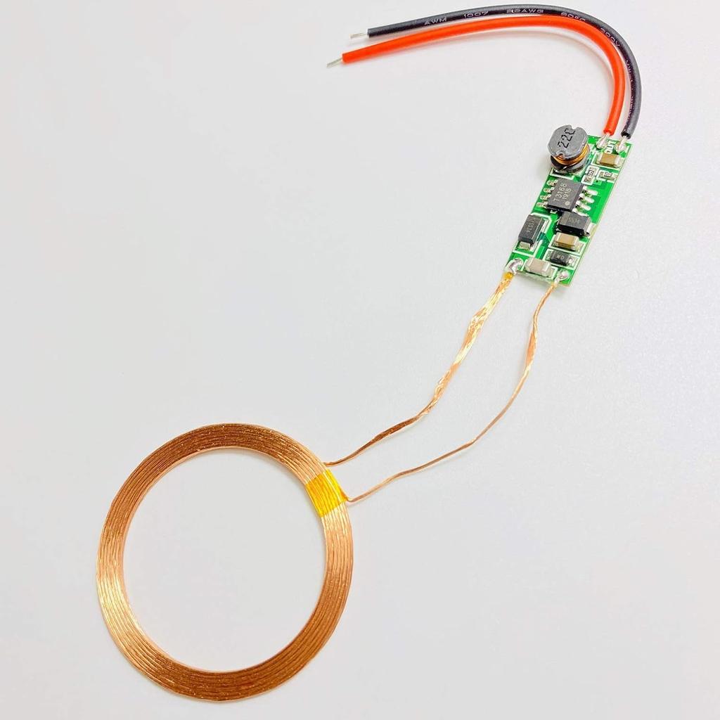 Taidacent 5V Receiving Wireless Inductive Coil Wireless Charging Transmitter and Receiver Modules Wireless Charging Power Supply Module Induction