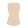 Summer Women's Vest Outer Square Collar High Elastic Slim Sexy Sleeveless Top