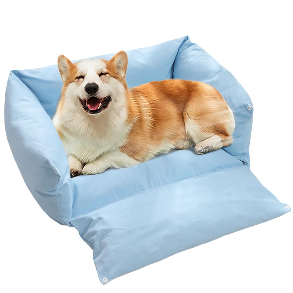 Bidason Pet Bed Cat Chin Removable Small Cat Pet Cushion, Sofa, Dog, Two-Way Use, Rest, Fluffy, Soft, Cute, Cotton, Breathable, Non-Slip, Washable,