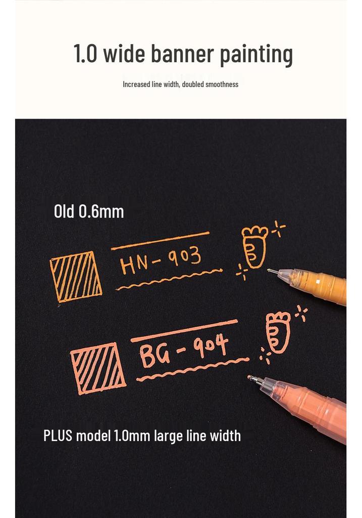 Multi-color Ink Set: Large Capacity Journaling & Graffiti Pens for Art Students