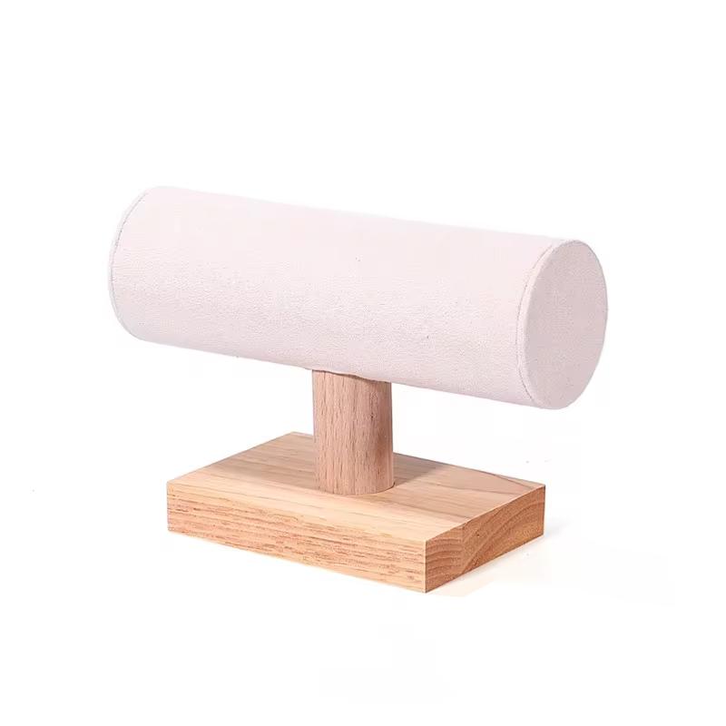 

Деревянная винтажная Т-образная стойка для хранения ювелирных изделий, подставка для демонстрации браслетов, стойка для хранения, подставка для демонстрации часов, браслетов, цепочек, ювелирных изделий, реквизит 1PC