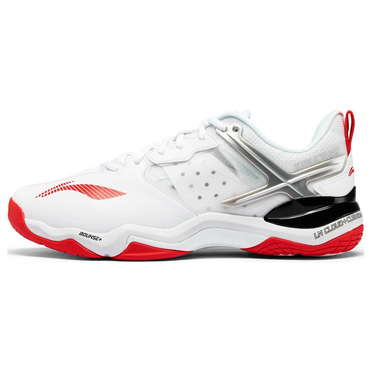 

Li Ning OP Cushioning, Wear Resistant Low top Badminton Shoes Unisex White AYZQ009-8 37