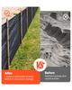 Silt Fence Fabric Roll, 0.91 x 152.4 m Erosion Control Fencing, Industrial Grade Tough Polypropylene Fabrics for Sediment Retention, Temporary Fabric
