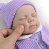 Soft Bouncy Solid Silicone Rebirth Doll Pascale 12'' 30cm Palm Emulation Baby Doll Realistic Asleep High Painted Skin Reborn Doll Child Christmas Gift