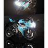 1/12 Scale CFMOTO 250SR Metal Racing High Quality Alloy Motorcycle Miniature Toy Simulation Children Diecast Car Kids Birthday Gifts