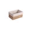 Woven Storage Basket Desktop Coffee Table Storage Box Snack Cosmetics Storage Basket Rattan Storage Box.