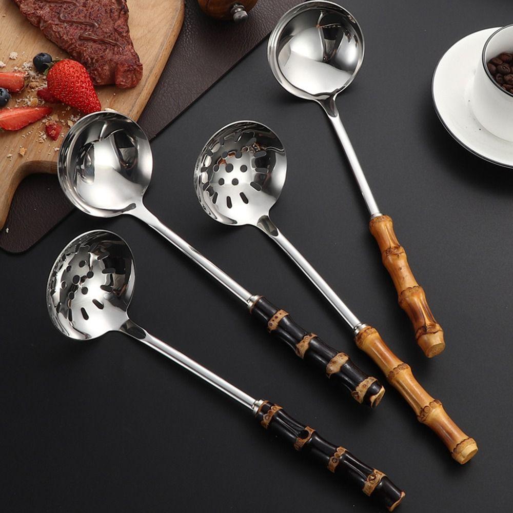 Tableware Small Soup Spoon Stainless Steel Hot Pot Spoon Gifts Slotted Spoons