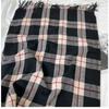 Plaid Scarf Women's New Autumn and Winter Fashion Imitation Cashmere Fringed Shawl Thickened Warm Scarf Windproof, Warm & Decorative, Casual Shawl