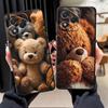 Funda Phone Cover Case for Honor Magic5Lite X9a X7 70 X6 200 400 Lite X5b 90 X8 8X Simple Bear