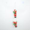 Santa Claus ladder doll pendant, Christmas pendant on window wall