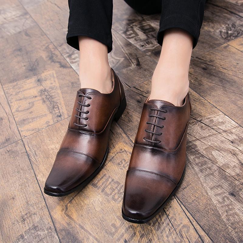 

Youth breathable fashion trend casual leather shoes summer 2025 new daily non-slip lightweight outdoor men s shoes 44