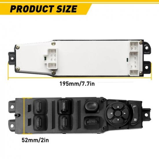 Master Power Window Switch Front Driver Side For 1997-2001 Jeep Cherokee 4 Door