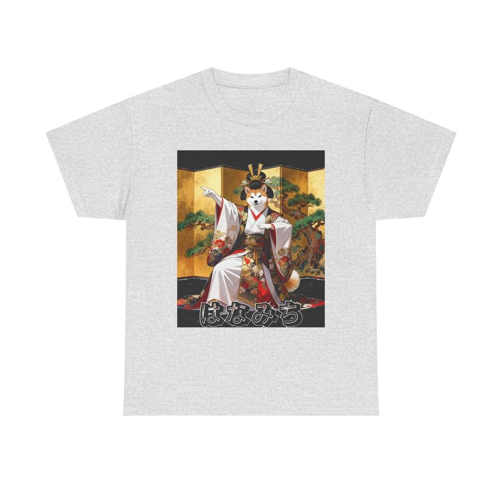 Vintage Japanese Style T-shirt Tops Tees Unisex - Shiba Inu Dog Motif