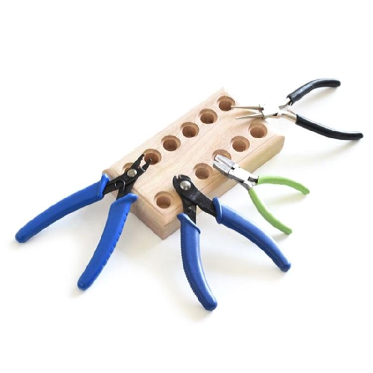 Wooden Pliers Storge Holder Convenient to Find the Required Pliers Stable
