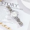 Ladies Watch Fashion Pointer Roman Face Diamond Quartz Waterproof Steel Belt Temperament Watch