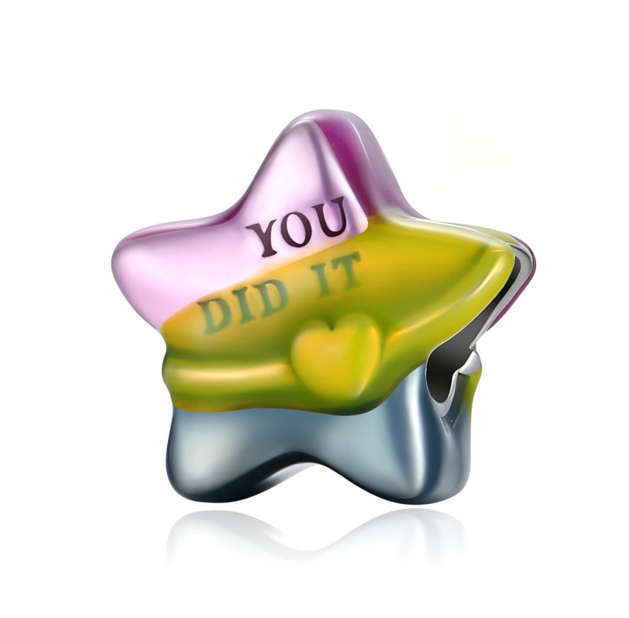 Shining Copper Star Charms Space Astronaut Starfish Beads Pendant Fit Original Bracelets Necklaces Diy Jewelry Gift