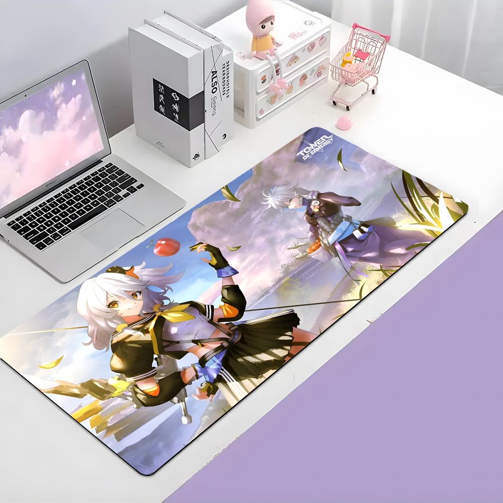 Game Nemesis TTower Of Fantasy Mouse Pad Large Gaming Mousepad With Thick Stitched Edge NonSlip Desk Mat