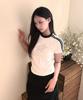 Nasyujeueol Dot Hole Semi-Crop Short Sleeve T-Shirt 6 Colors