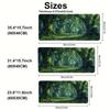 Large Gaming Mouse Pad Desk Mat Keyboard Pad Dark Mystic Green Ancient Forest Fantasy Landscape Non Slip Rubber Base Pc Laptop