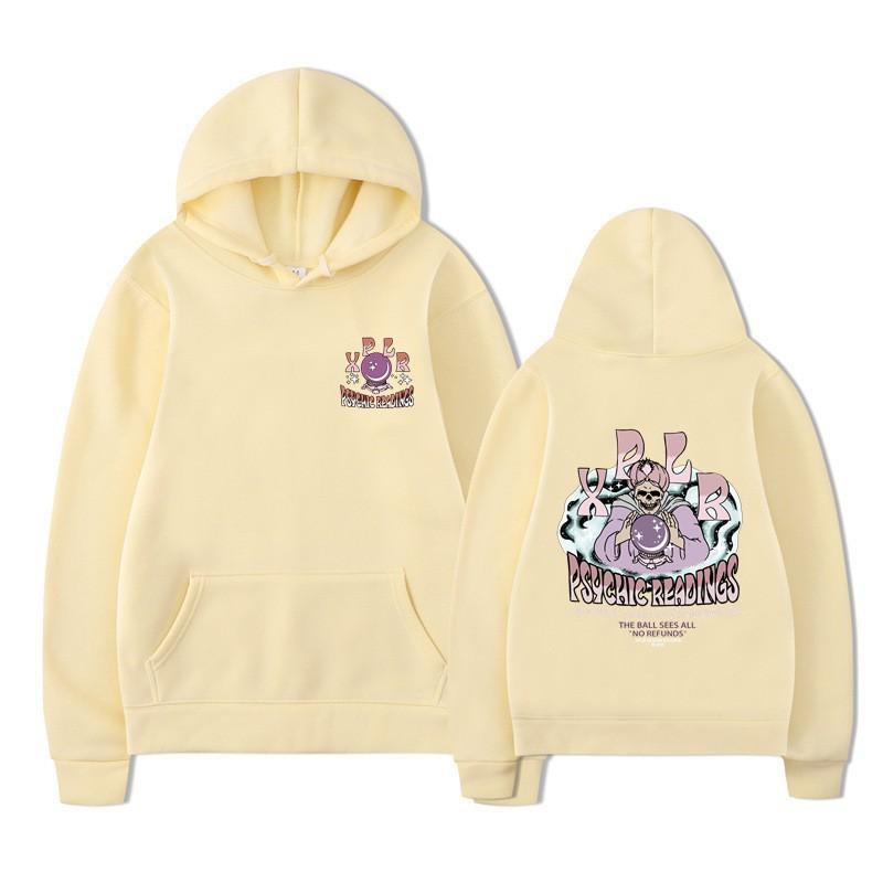 Youth Pop Casual Cute Cartoon Printed Couple Hooded Fleece Guard