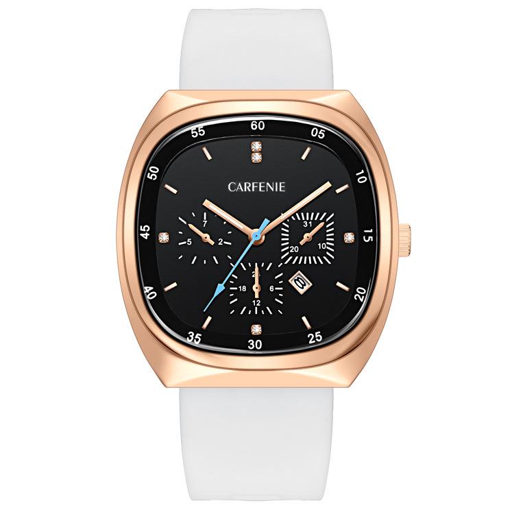 

Модные светящиеся женские кварцевые часы с большим квадратным циферблатом